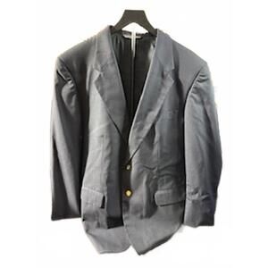Classic Men's‎ Navy Blue Blazer by Savile Row 100% Wool Poland 46L